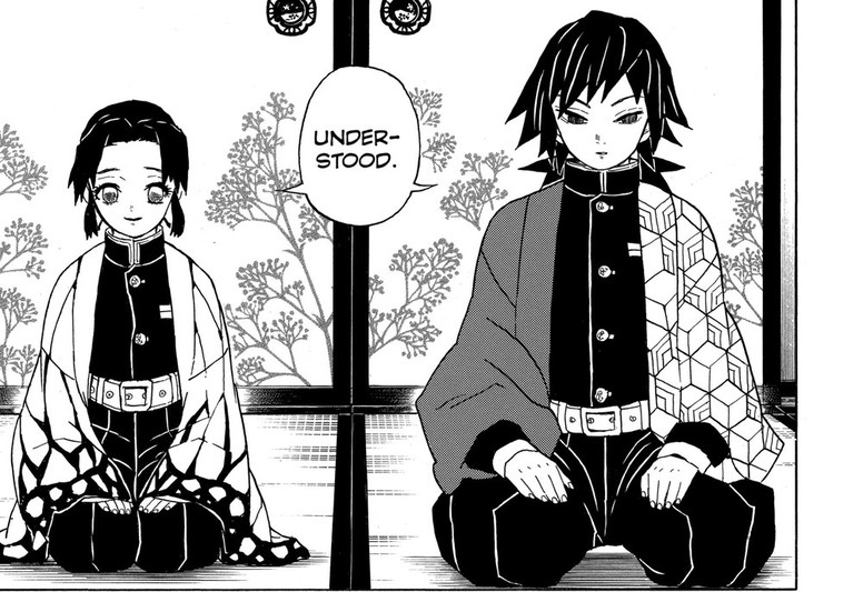 Demon Slayer: Kimetsu no Yaiba Vol. 4 (VIZ Media), p.65 — the same panel: "UNDERSTOOD."