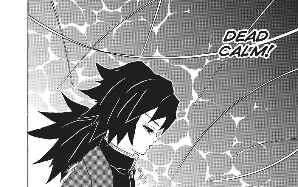 Giyu Tomioka's Water Breathing Eleventh Form: Dead Calm name reveal, Kimetsu no Yaiba Vol. 5