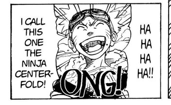 Naruto Uzumaki naming his invented Sexy Jutsu, Naruto Vol. 1